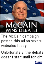 In addition to his many talents, John McCain can also see the future.